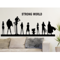 Vente chaude Vinyle Wall Sticker À La Mode Style Vinyle Imperméable Amovible Accueil Mur Autocollants Personnalisés